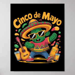 Affiche Cinco De Mayo Fiesta Party 5 De Mayo Funny Mexicai