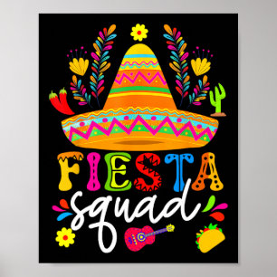 Affiche Cinco De Mayo Fiesta Squad Famille A