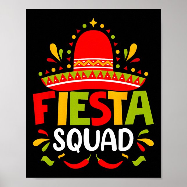 Affiche Cinco De Mayo Fiesta Squad Famille A (Devant)