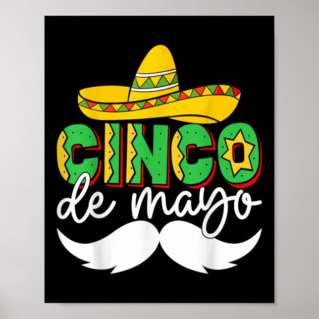 Affiche Cinco De Mayo Lets Fiesta Squad 5 De Mayo Mexique (Devant)