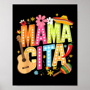 Affiche Cinco De Mayo Mamacita Mexicaine Mama Cita Femmes
