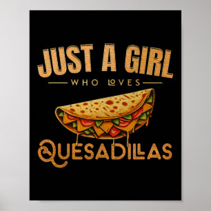 Affiche Cinco De Mayo Nourriture Juste Une Fille Qui Aime