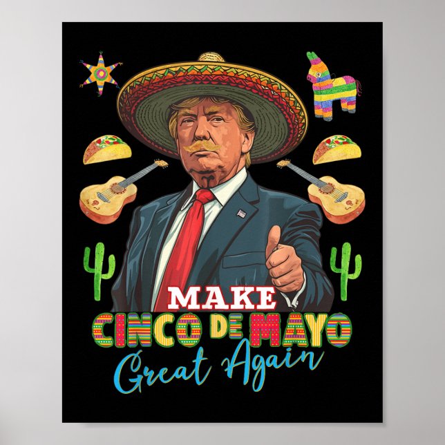 Affiche Cinco De Mayo Rendre Le Cinco De Mayo Grand (Devant)