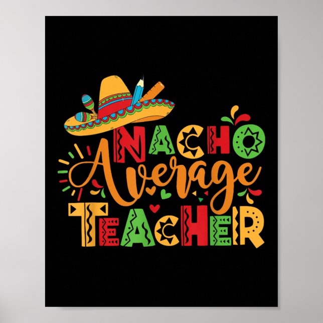 Affiche Cinco De Mayo Retour À L'École Mexicaine Nacho Moy (Devant)