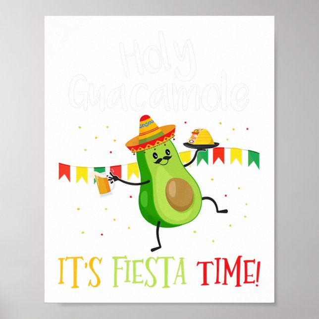 Affiche Cinco de Mayo - Saint-Guacamole Sa Fête Mexicaine (Devant)