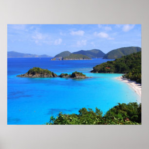 Affiche Cinnamon Bay St. John, U.S. Virgin Islands 24 x 18