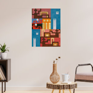 Affiche Cinq figures étendues Sophie Taeuber-Arp