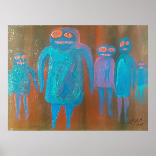 Affiche Cinq - Ken Gage Art (Devant)