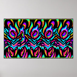 Affiche Cinq Regards - Ken Gage Abstrait