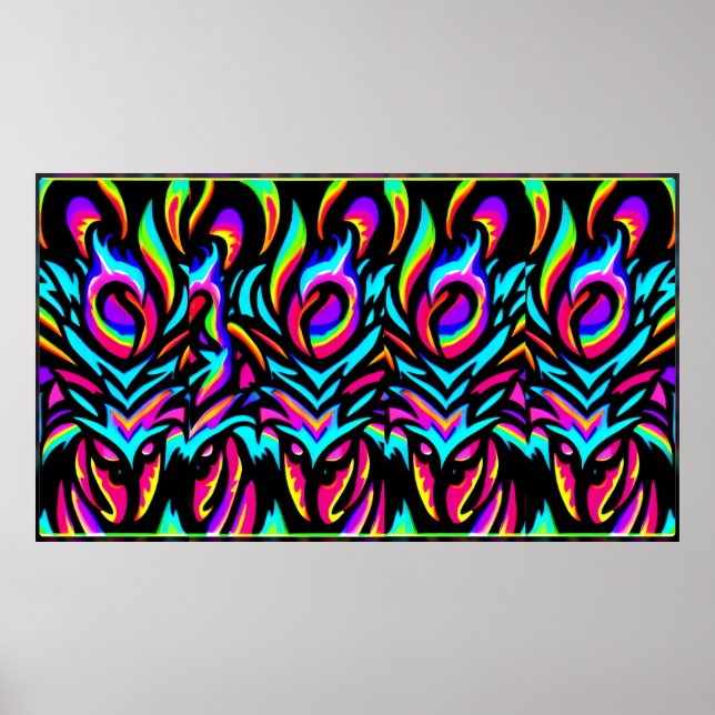 Affiche Cinq Regards - Ken Gage Abstrait (Devant)