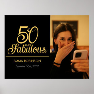 Affiche Cinquante ans et Fantastique Photo 50e Anniversair