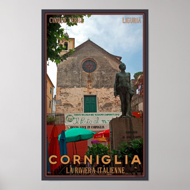 Affiche Cinque Terre - Corniglia (Devant)