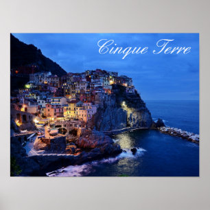 Affiche Cinque Terre Italie
