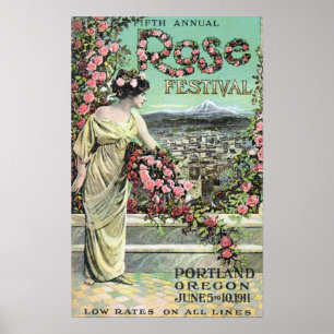 Affiche Cinquième édition du Festival Rose annuel