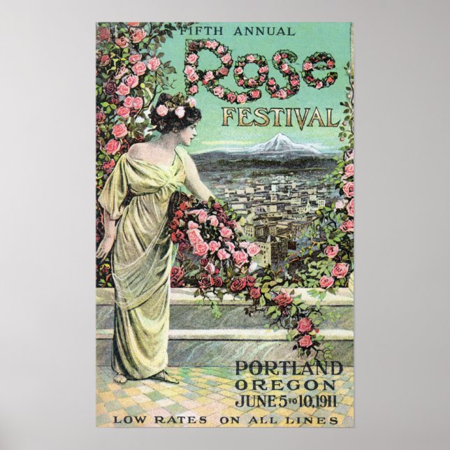 Affiche Cinquième édition du Festival Rose annuel (Devant)