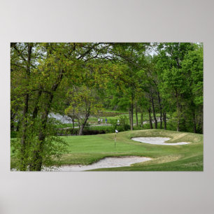 Affiche Cinquième vert, parcours de golf Ironhorse, Leawoo