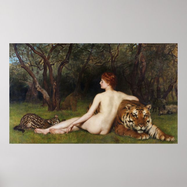Affiche Circé (Belle Femme Magique) (par John Collier) (Devant)