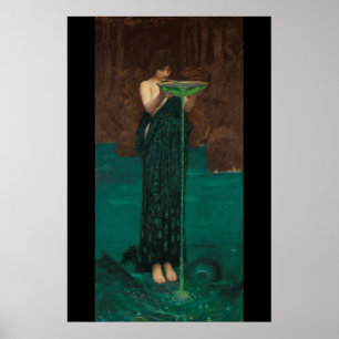 Affiche Circé Invidiosa (1892) par John William Waterhous