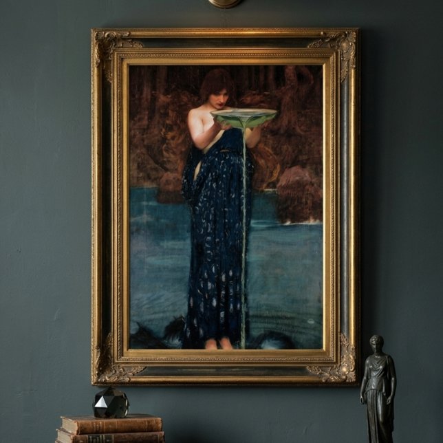 Affiche Circe Invidiosa vintage de John William Waterhouse (Créateur téléchargé)