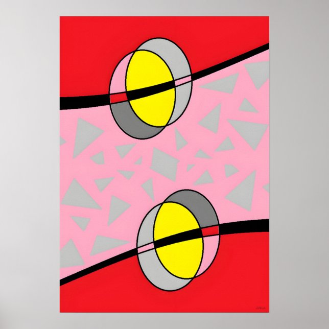 Affiche Circled Back Scrum Design II (Devant)