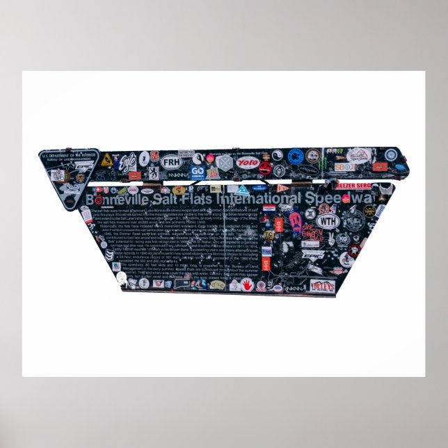 Affiche Circuit automobile international de Bonneville Sal (Devant)
