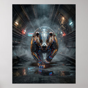 Affiche Circuit Badger Tunnel Rush