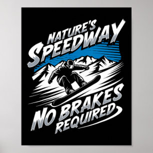 Affiche Circuit de la nature Pas de freins Nécessité du sn