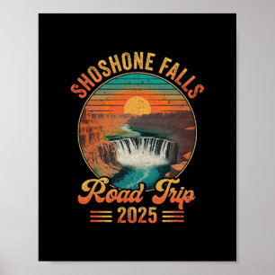 Affiche Circuit de Shoshone Falls 2025 Vacances d'été Fami