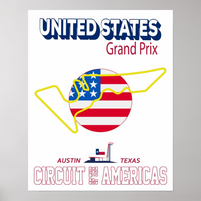 Affiche Circuit des Amériques - COTA (Devant)