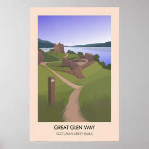 Affiche Circuit du Great Glen - Les Grandes Traversées d'É