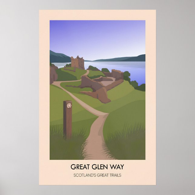 Affiche Circuit du Great Glen - Les Grandes Traversées d'É (Devant)