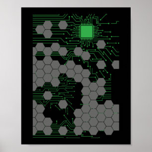 Affiche Circuit électronique