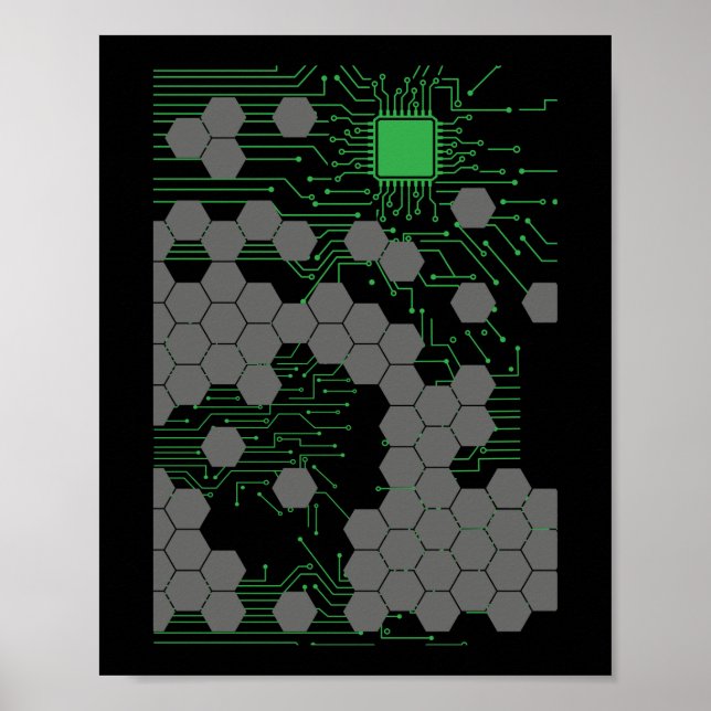 Affiche Circuit électronique (Devant)