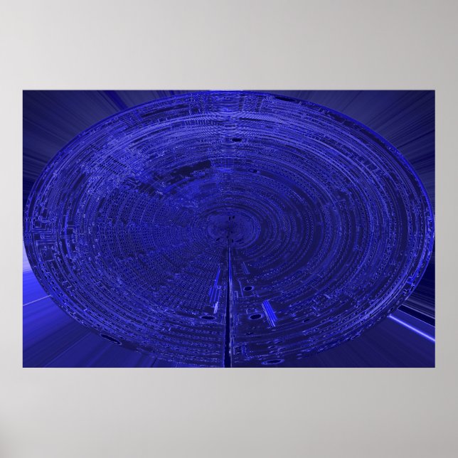 Affiche circuit électronique imaginaire (Devant)