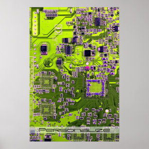 Affiche Circuit imprimé circuit imprimé circuit imprimé ca