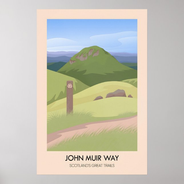 Affiche Circuit John Muir Les Grandes Randonnées d'Écosse  (Devant)