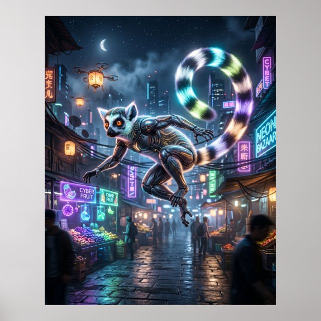 Affiche Circuit Lemur Moon Market (Devant)