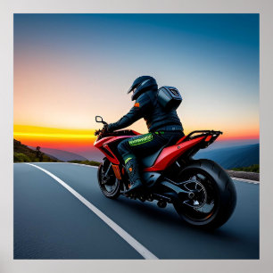 Affiche Circuit Scénique Motard pour les Motards et les Vo