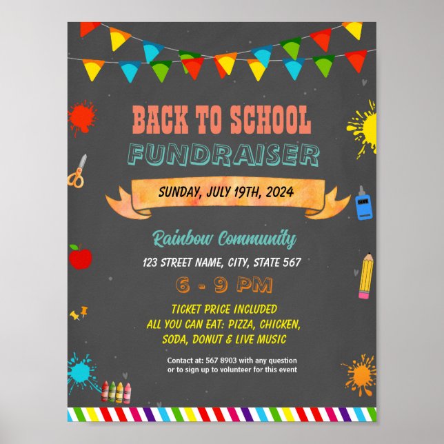 Affiche Circulaire Editable Open House (Devant)