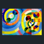 Affiche Circular Forms by Robert Delaunay<br><div class="desc">"Circular Forms" by French abstract painter Robert Delaunay</div>