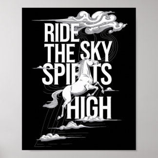 Affiche Circuler Les Esprits Ciel Hauts Équestres & Ch