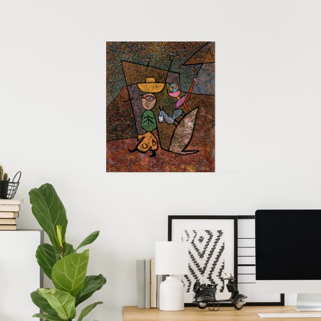 Affiche Cirque du voyage par Paul Klee (Bureau à domicile)