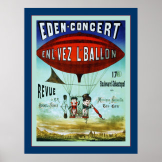 Affiche Cirque français ~ Publicité Vintage