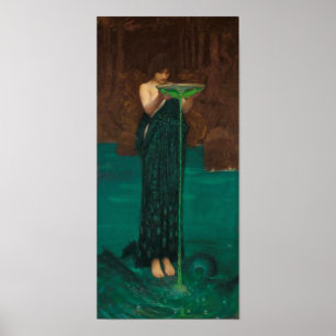 Affiche Cirque Invidiosa John William Waterhouse