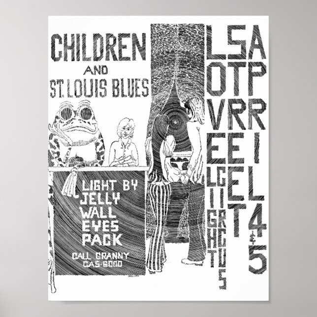 Affiche Cirque léger Love Street 4 et 5'69 avr. (Devant)