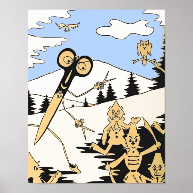 Affiche ciseaux assassins (Devant)