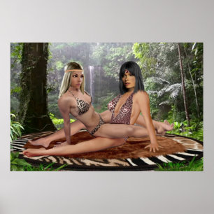 AFFICHE CISEAUX DE TARZANA LUANA #2