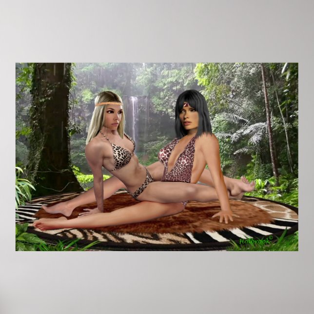 AFFICHE CISEAUX DE TARZANA LUANA #2 (Devant)