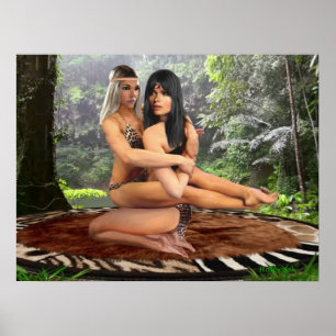 AFFICHE CISEAUX DE TARZANA LUANA #3
