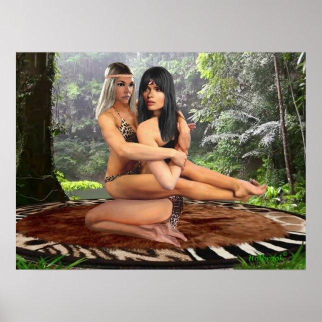 AFFICHE CISEAUX DE TARZANA LUANA #3 (Devant)